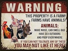 Eeypy farmer warning for sale  Delivered anywhere in USA 