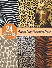 Animal print scrapbook for sale  Delivered anywhere in UK
