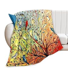Colorful birds blanket for sale  Delivered anywhere in USA 