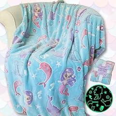 Mermaid narwhal throw for sale  Delivered anywhere in USA 