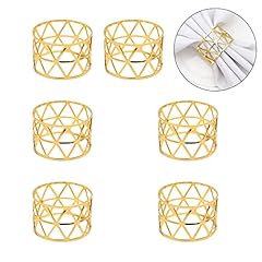 6pcs napkin ring for sale  Delivered anywhere in UK