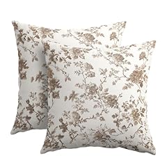 Tan floral pillow for sale  Delivered anywhere in USA 