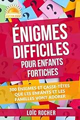 énigmes difficiles enfants d'occasion  Livré partout en France