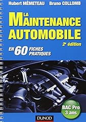 Maintenance automobile fiches d'occasion  Livré partout en France