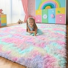 Pink rainbow fluffy for sale  Delivered anywhere in USA 