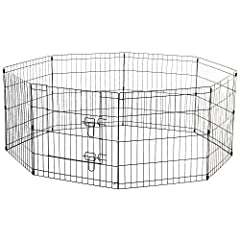 Used, PawHut 8 Panel Pet Cage Playpen Dog Puppy Rabbits Guinea for sale  Delivered anywhere in UK