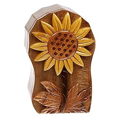 Handcrafted wooden sunflower for sale  Delivered anywhere in USA 