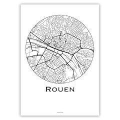 Affiche rouen minimalist d'occasion  Livré partout en France