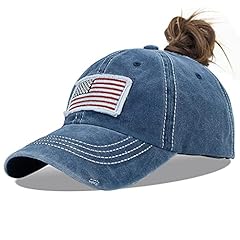 Distressed ponytail hat for sale  Delivered anywhere in USA 
