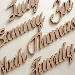 Personalised wooden script for sale  Delivered anywhere in UK