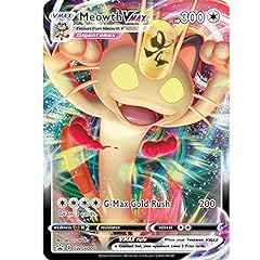 Carte Pokemon Promo originali Jumbo XXL, carte GX, V, EX, protezione extra near Mint, carta promozionale in inglese (Meowth VMAX) usato  Spedito ovunque in Italia 