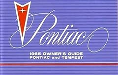 STEP-BY-STEP 1965 PONTIAC & TEMPEST OWNERS INSTRUCTION for sale  Delivered anywhere in USA 