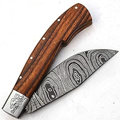 Couteaux Damas - Couteau à la main en acier damas avec d'occasion  Livré partout en France