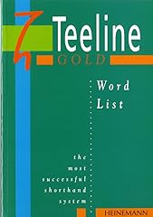 Teeline gold word for sale  Delivered anywhere in UK