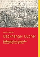 Backnanger bücher stadtgeschi gebraucht kaufen  Wird an jeden Ort in Deutschland