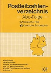 Postleitzahlenverzeichnis abc  gebraucht kaufen  Wird an jeden Ort in Deutschland