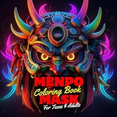 Menpo mask coloring for sale  Delivered anywhere in USA 