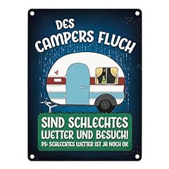 Campers fluch metallschild gebraucht kaufen  Wird an jeden Ort in Deutschland