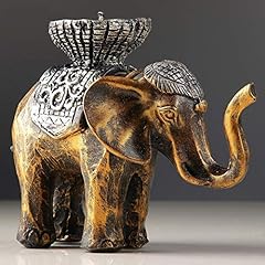 Gold elephant figurine for sale  Delivered anywhere in USA 