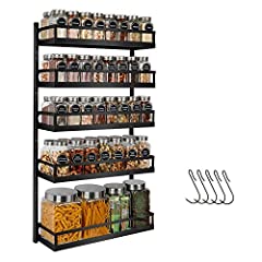 Used, X-cosrack Spice Rack Wall Mounted, 5 Tier Height-Adjustable for sale  Delivered anywhere in UK