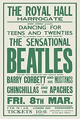 Beatles poster vintage for sale  Delivered anywhere in UK
