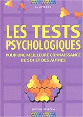 livre tests psychologiques d'occasion  Livré partout en France