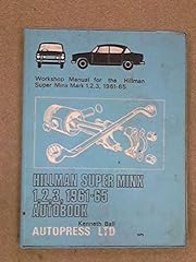 Hillman super minx for sale  Delivered anywhere in Ireland