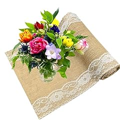 Jute table runner for sale  Delivered anywhere in UK