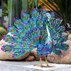 Standing metal peacock for sale  Delivered anywhere in UK