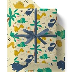 Dinosaur wrapping paper for sale  Delivered anywhere in UK