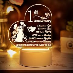 1st anniversary night for sale  Delivered anywhere in USA 