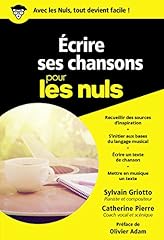 Ecrire chansons poche d'occasion  Livré partout en France