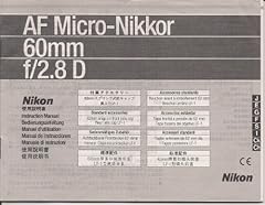 Nikon micro 60mm gebraucht kaufen  Wird an jeden Ort in Deutschland