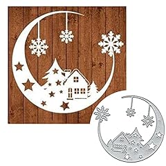 Christmas snowflake moon for sale  Delivered anywhere in UK
