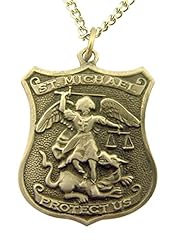Pewter saint michael for sale  Delivered anywhere in USA 
