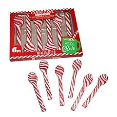 Candy cane spoons for sale  Delivered anywhere in USA 