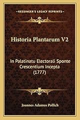 Historia plantarum palatinatu usato  Spedito ovunque in Italia 