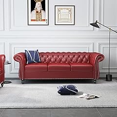 Chesterfield sofa leather for sale  Delivered anywhere in USA 