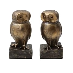 Owl bookends bronze for sale  Delivered anywhere in USA 