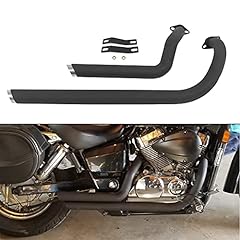COPART Shortshots Staggered Exhaust Pipe Kit Silencer Mufflers For Honda Shadow VT750 /Spirit 750 /Phantom 750 /Aero 750 VT750C VT750C2 VT750C2B VT750DC, used for sale  Delivered anywhere in Canada