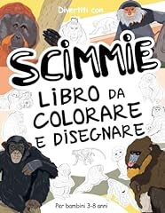 Scimmie libro colorare usato  Spedito ovunque in Italia 