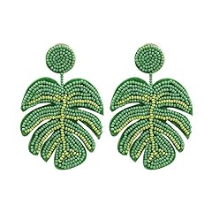 Palm leaf earrings for sale  Delivered anywhere in USA 