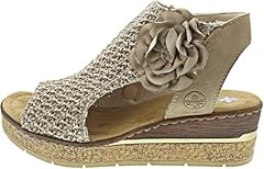 Rieker keilsandalette beige gebraucht kaufen  Wird an jeden Ort in Deutschland