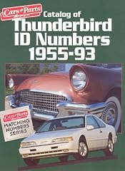 Catalog thunderbird numbers for sale  Delivered anywhere in USA 