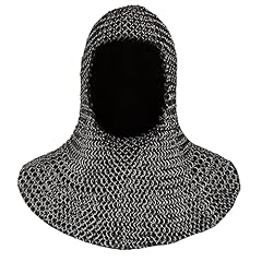 Chainmail coif ferro usato  Spedito ovunque in Italia 