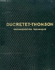 Ducretet thomson documentation d'occasion  Livré partout en France