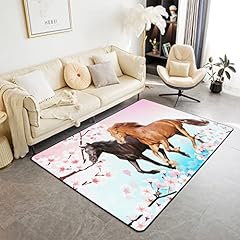 Horse area rug for sale  Delivered anywhere in USA 