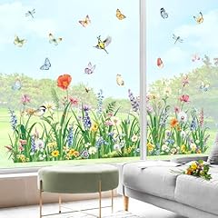 Decalmile fensterbilder blumen gebraucht kaufen  Wird an jeden Ort in Deutschland