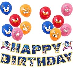 Sonic birthday decorations for sale  Delivered anywhere in UK