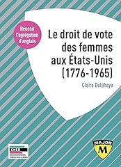 Agrégation anglais 2022. Le droit de vote des femmes d'occasion  Livré partout en France